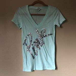 Victoria’s Secret pink V-neck top